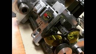 A tiny CNC Lathe spinning up to full speed [upl. by Gonzalez]