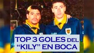 TOP 3 GOLES del quotKilyquot González en Boca [upl. by Irotal]