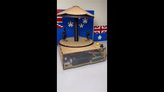 Carousel Ride Demo and Build  MCEN30021 Project for Mechanical Systems Design [upl. by Refinnaej]