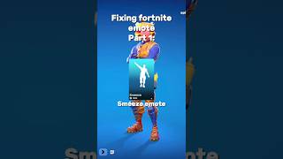 Fixing Fortnite Emotes  Part 1 Smeeze fortnite part1 fixingemote fortniteemote [upl. by Anaeerb]