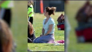 Britney Spears Blends in With Soccer Moms at Sons Game [upl. by Lantz]