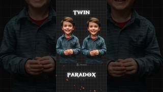 Explaining The Concept of Twin Paradox 😲😲 facts shorts [upl. by Soloman]