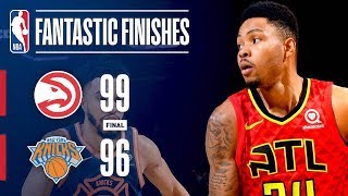 Best Plays From Crunchtime In The Garden Hawks vs Knicks [upl. by Hyland]