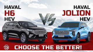 Haval H6 Vs Haval Jolion  Hybrid ka Muqabla  The Garage Comparison [upl. by Akinaj592]