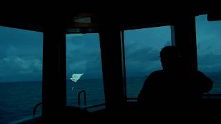 Heraklion Crete  Tug Boat  Storm Weather  Greece [upl. by Sirraj]