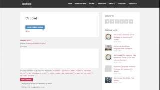 Bootstrap Modal JavaScript on Sparkling WordPress theme [upl. by Nylzaj402]