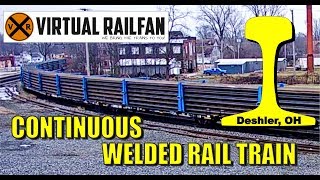 Continuous rail train on the 360 camera at Deshler OH [upl. by Maxwell186]