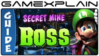 Luigis Mansion 2 Dark Moon Secret Mine Boss Battle Gem Boo amp Puzzle Guide amp Walkthrough [upl. by Elocim]