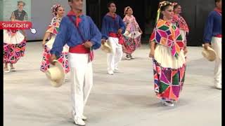 Las tres huastecas con pasos básicos Baile folklorico del estado de Hidalgo México [upl. by Nirehs]