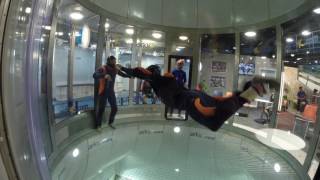 Indoor skydiving in Basingstoke wind tunnel wwwlearnskydivingcouk AFF course [upl. by Graff]