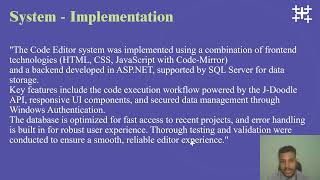 Code Editor Project for CA3 Using ASPNET TML CSS JavaScript [upl. by Williams440]