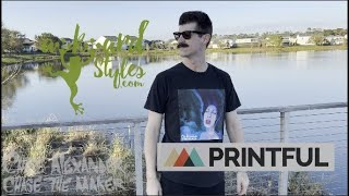 Awkward Styles and Printful Print on Demand Quality Comparison [upl. by Cyrill]