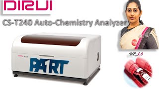 Fully auto Biochemistry analyser CST 240 DIRUI  part 1BloodTestBIZ [upl. by Tewfik750]