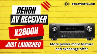 DENON AVR X2800H Upgrade Your Home Theater [upl. by Adnov]