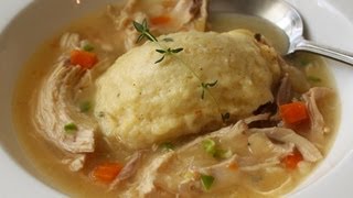 Chicken amp Dumplings  Stewed Chicken with Thyme Creme Fraiche Dumplings [upl. by Anar]