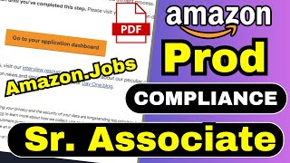 Amazon Prod Compliance Test Answers  Prod Compliance Senior Associate  Amazon Jobs Online Test [upl. by Erwin]