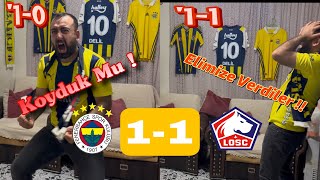 Fanatik Fenerbahçeli Maç İzlerse  Elimize Verdiler  Fenerbahçe 11 Lille Futbol Tepki Videosu [upl. by Laughry]