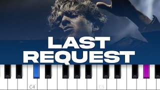 Paolo Nutini  Last Request piano tutorial [upl. by Yurt]