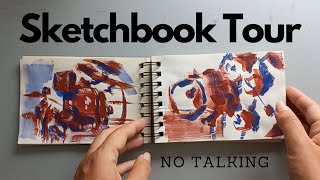 Mini Sketchbook Tour No talking [upl. by Ardnal]