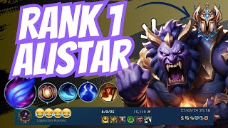 Bringing CHALLENGER RANK 1 ALISTAR to LEGENDARY QUEUE [upl. by Alarick]