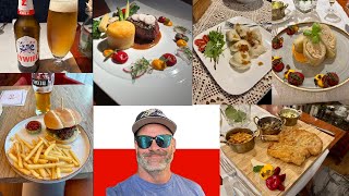 Food in Ustka Poland  And flying home travel poland [upl. by Letnwahs]