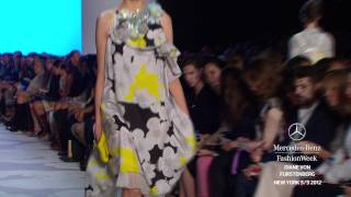 DIANE VON FURSTENBERG  MERCEDESBENZ FASHION WEEK SPRING 2012 COLLECTIONS [upl. by Gerrard]