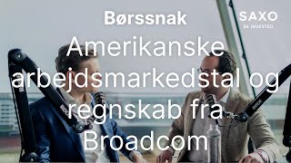 Amerikanske arbejdsmarkedstal og regnskab fra Broadcom [upl. by Lehpar]