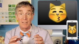 Bill Nye Explains Your Brain on the Internet with Emoji [upl. by Ahcsap]