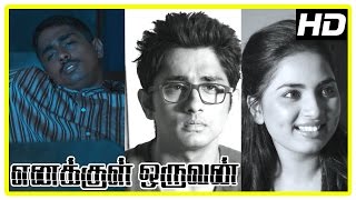 Enakkul Oruvan Movie Scenes  Actor Siddharth get shot  Naren refuse to sell theatre  Deepa [upl. by Janine998]