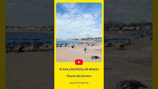 🏖️ LANZAROTE 2024 Beach Pocillos Under a Stunning Sky in Puerto del Carmen Lanzarote WalkingTour [upl. by Homans]