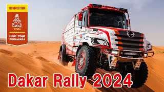 DAKAR RALLY 2024 HINO Team SUGAWARA [upl. by Ardnoik]