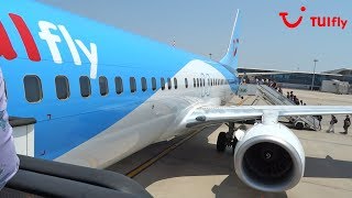 TRIP REPORT I Tuifly Economy I Boeing 737800 I Hurghada  Stuttgart [upl. by Pollitt]