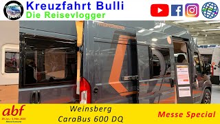 Weinsberg CaraBus 600 DQ  abf 2020  Messe Special [upl. by Atiniv705]