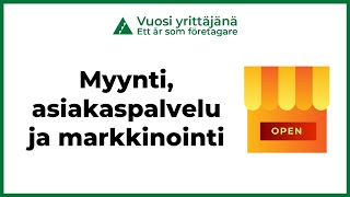 Myynti asiakaspalvelu ja markkinointi [upl. by Breed]