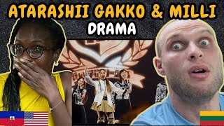 REACTION TO ATARASHII GAKKO 新しい学校のリーダーズ  amp MILLI  Drama Live from Bangkok  FIRST TIME HEARING [upl. by Ellednahs]