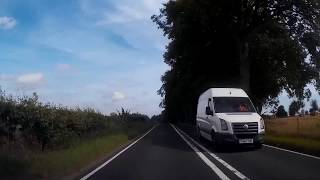 Drive A93 Road From Perth To Blairgowrie Perthshire Scotland [upl. by Alba]