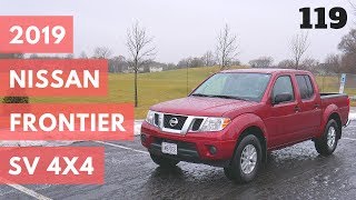 2019 Nissan Frontier SV Crew Cab SV V6 4x4  review walk around and test drive  100 rental cars [upl. by Acirema]