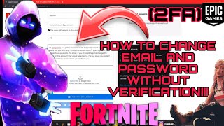 How To Change Your Epic Games Email And Password Without Verification Fortnite [upl. by Ronym]