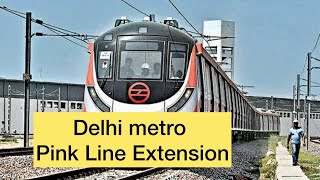 Delhi Metro Pink Line Extension  Details  Proposed Route [upl. by Henke]