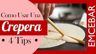 4 Tips Para Usar Una Crepera  Cursos de Crepas [upl. by Phineas]