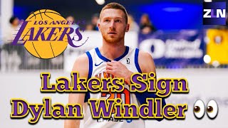 Lakers Sign Dylan Windler To TwoWay Contract  Dylan Windler Lakers 2024 [upl. by Arbmat]