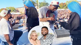 Blac Chyna engaged to boyfriend Derrick Milano after a year and a half of dating [upl. by Attelrak]