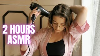 Hair dryer SOUND Relax  2 Hours ASMR [upl. by Ileana]