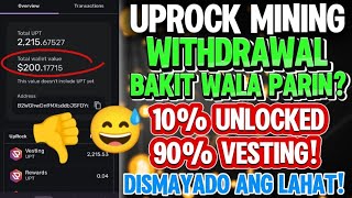 UPROCK MINING WITHDRAWAL amp TGE UPDATE UPROCK FREE MINING AIRDROP [upl. by Rolyat]