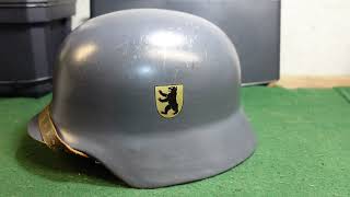 When Your Police Mean Business  A Berlin Bereitschaftspolizei BEPO Double Decal Helmet [upl. by Kauffmann]