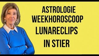 ASTROLOGIE WEEKHOROSCOOP 21 TOT 28 OKTOBER 2023 LUNARECLIPS IN STIER ASTROLOOG IRMA VAN DER WIJK [upl. by Chader]