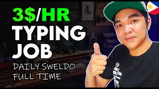 TYPING JOB Online Jobs Work From Home Daily Sweldo For Beginners [upl. by Yoshiko]