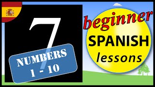 Numbers 1 to 10 in Spanish  Beginner Spanish Lessons for Children [upl. by Tade]