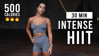 30 Min Intense HIIT Workout For Fat Loss No Equipment No Repeat Home Workout [upl. by Eidna]