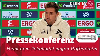 Die PK mit Pellegrino Matarazzo amp Miroslav Klose  TSG 1899 Hoffenheim  1 FC Nürnberg 21 [upl. by Asirem]